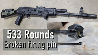 PSA AK-101 533 Round Review - Broken Firing Pin, Accuracy Issues