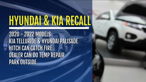 Kia, Hyundai recalling more than 281K vehicles over fire concerns