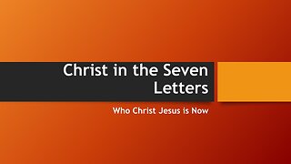Christ in the Seven Letters