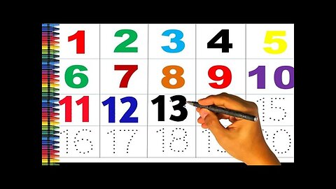 1 To 100 Counting, One two three, Learn to count. kids rhymes, 123 Numbers, Kids study class