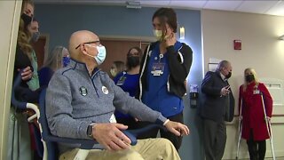St. Joseph Hospital is gifted 'survivor bell' by former cancer patient