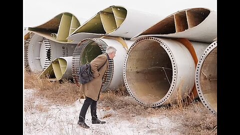 WIND TURBINE BLADES NOT RECYCLED DUE TO OBSTACLES THAT WOULDN'T EXIST IF MADE FROM HEMP