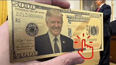 X10 Trump $5000 Bucks Bills - BE CAREFUL😠- Trump Bucks Gold Bill Review - Trump Bucks Bill 5000