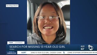 Search for missing 13 year old girl