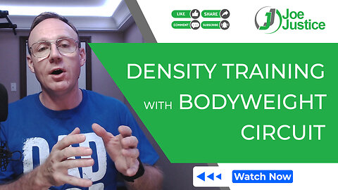 Density training with body weight circuit