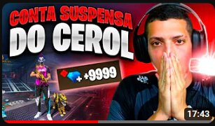 É JUSTO, CONTA SUSPENSA! PERDI TODA MINHA HISTÓRIA NO FREE FIRE!