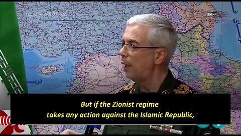 Iranian commander Gen.Bagheri warns Israel on response to yesterday´s attack