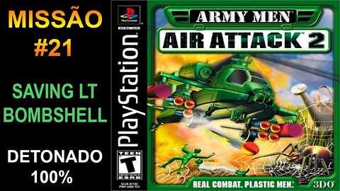 [PS1] - Army Men: Air Attack 2 - [Missão 21 - Saving Lt Bombshell] - Detonado 100% - 1440p