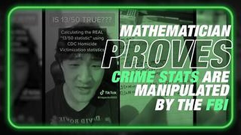 Mathematician Proves Crime Stats Are Manipulated By The FBI