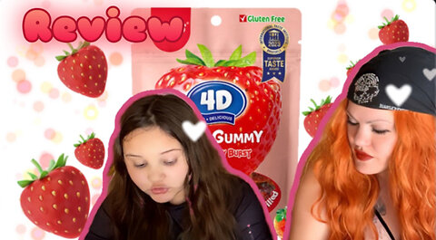 Amos 4D Fruit Gummy Strawberry Burst Candy Review