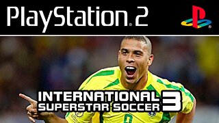 INTERNATIONAL SUPERSTAR SOCCER 3 (PS2) - Gameplay do jogo de futebol desconhecido de Play 2! (PT-BR)