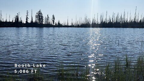 FULL HIKE Santiam Pass PCT to Square Lake & Booth Lake! | Three Fingered Jack Loop Central Oregon 4K