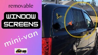 How to Make Removable Window Screens | 2016 Dodge Grand Caravan
