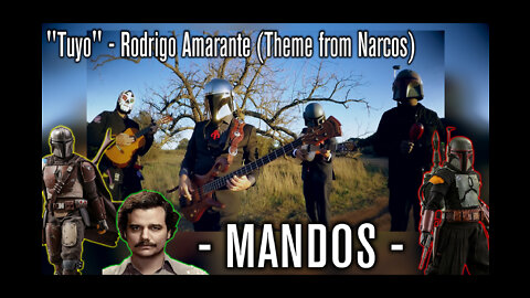 The Theme From Narcos "Tuyo" - A Fun Full Band Cover and Mandalorian Themed Video