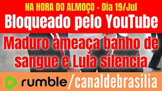 Maduro promete banho de sangue e Lula silencia