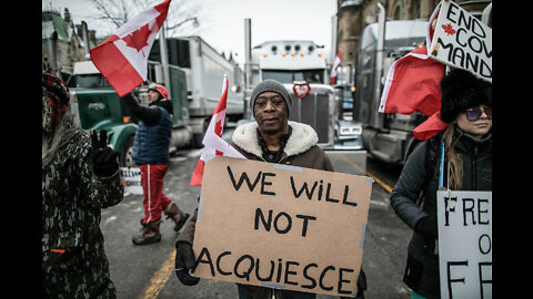 Canada Bout to Possibly Get Violent if Gov & Police Enforce Arresting 1000's of Protestors