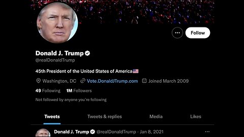 Trump Twitter account ban lifted