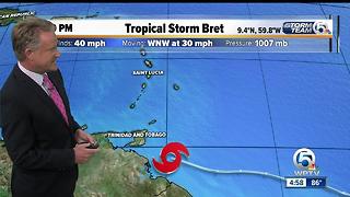 Tropical Storm Bret forms