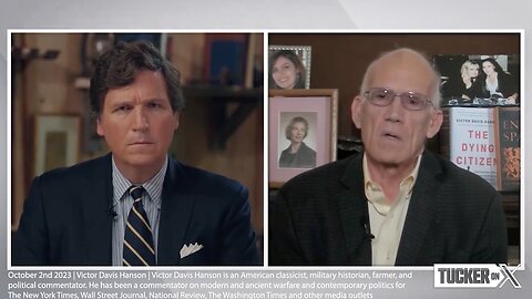 Victor Davis Hansen On Tucker Carlson | "Every Time People Say THEY WOULDN'T DARE DO THIS, Every Time People Say That, They Do. I Don't Know If There Is Strategy to Keep Donald Trump Out of a Gag Order, Or Out of Jail."