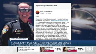 Flagstaff Police Chief put on leave after ABC15 looks into massage investigation