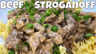 Beef Stroganoff Made with Ribeye Steak | Beef Stroganoff Recipe