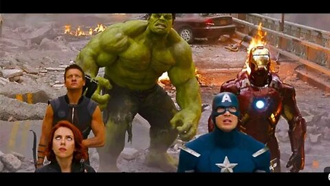 Loki vs All Avenger - Stark Tower Fighting Scene | Avenger 2012