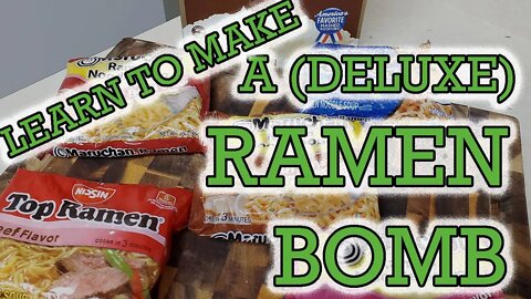 Ramen Bomb Backpacking Recipe