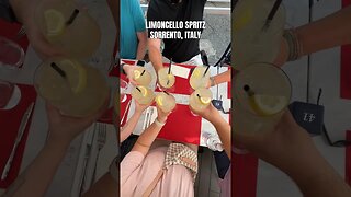 LIMONCELLO #travelcouple #travelvlog #limoncello #spritz #sorrento #italytravel #italy #italianfood