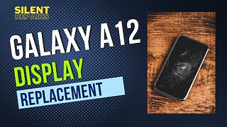 Samsung Galaxy A12 | LCD, screen repair | Display replacement | Repair video