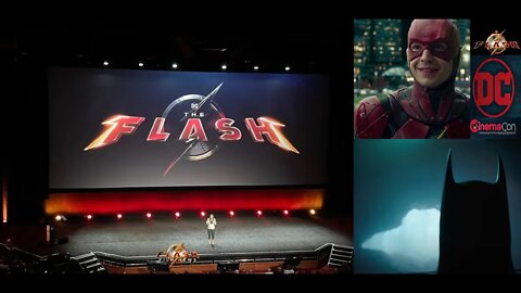 Ezra Miller's The Flash Is Presented at CinemaCon w/ Micheal Keaton's Batman Mainly Featured