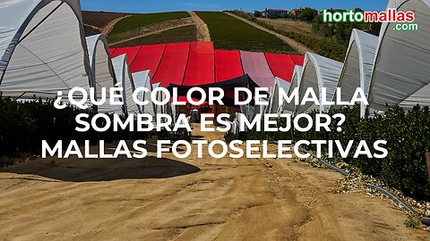 ¿Qué color de malla sombra es mejor? mallas fotoselectivas