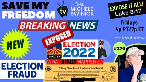 #270 BREAKING NEWS...MASSIVE NEW Election Fraud EXPOSED In Maricopa County! GOLDENRODS - The Gift That Keeps On Giving! 2022 ELECTION Needs To Be SET ASIDE & REDONE...DEMAND LAKE & ABE File RULE 60b6, Get NEW TRIALS & REALLY FIGHT FOR AZ NOW!