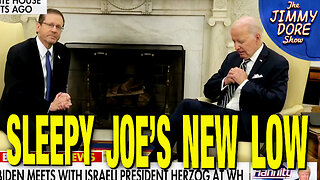(Video) Did Biden Fall Asleep During Meeting w/ Israeli President?
