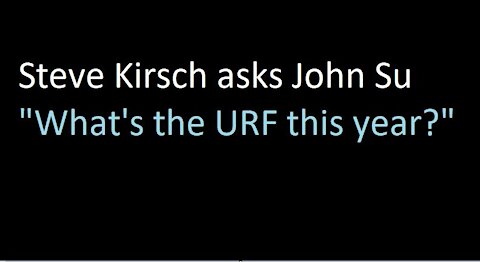 Call to John Su (CDC) asking him for the "correct" URF for VAERS