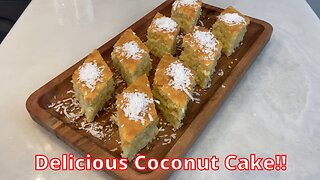 How to make Coconut Cake .Easy!
