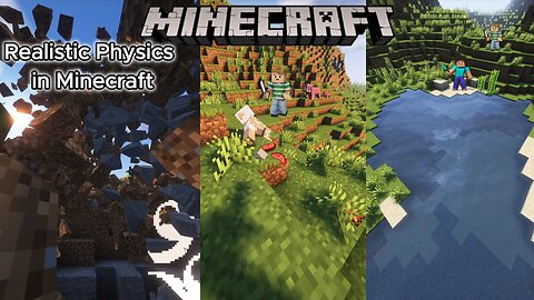 How To Download Realistic Physics Mod in Minecraft Any version