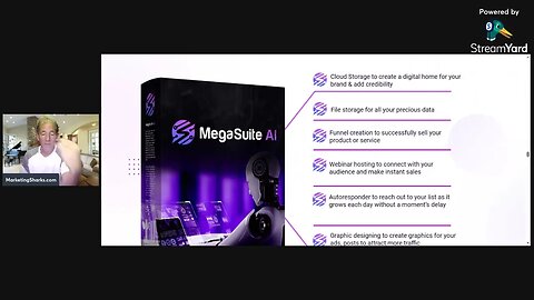 MegaSuite AI – Website Hosting, Cloud Storage, Webinar Hosting, Funnel Creation, Graphic Designing..