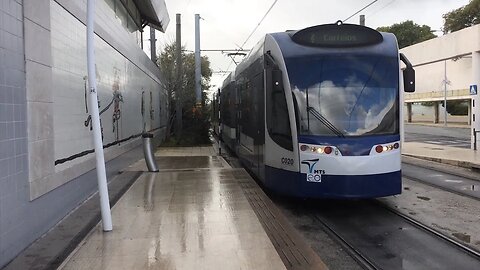MTS - Metro Sul do Tejo - Linha / Line 2 Pragal - Corroios - Tram - Siemens Combino [1440p]