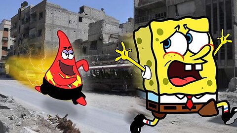 Spongebob run away from Patrick The Flash | Funny Animation and Happy Ending - Woa Doodles