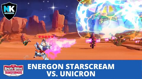 Angry Birds Transformers 2.0 - Energon Starscream vs. Unicron