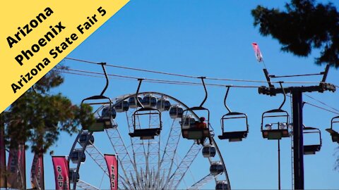 Arizona Phoenix Arizona State Fair 5 RIDES !!