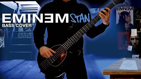 Eminem - Stan ft. Dido - Bass Cover with Tabs #eminem #bass