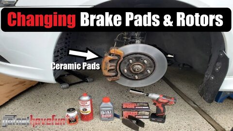 How to change Brake Rotors / Discs and Pads (Floating Calipers) | AnthonyJ350