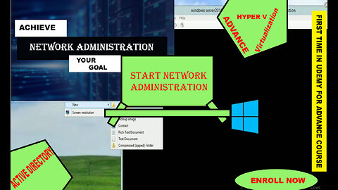 WINDOWS SERVER 2022 NETWORK AND SYSTEM ADMINISTRATION FULL COURSE