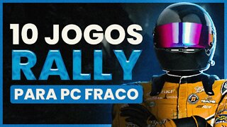 Os 10 melhores JOGOS de Rally para PC FRACO 🚗