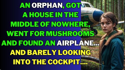 Orphan, having received from the orphanage house in the wilderness, went for mushrooms...