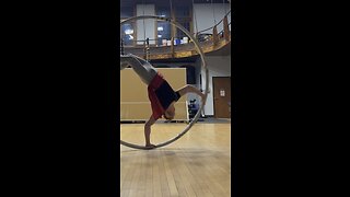 Cyr Wheel acrobatics