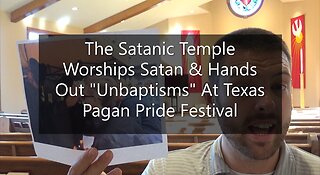The Satanic Temple Worships Satan & Hands Out "unbaptisms" at Texas Pagan Pride Festival