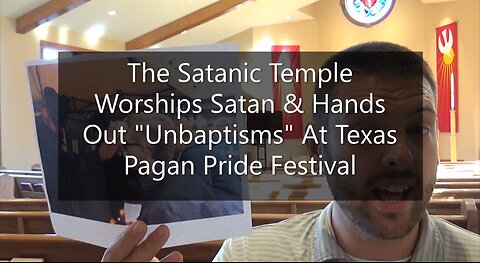 The Satanic Temple Worships Satan & Hands Out "unbaptisms" at Texas Pagan Pride Festival