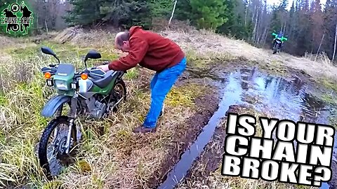 "I Thought I Could Ride Through It" | KLR 650 Up At The Cabin